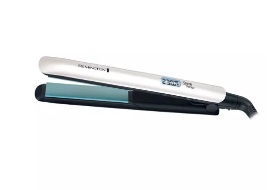 REMINGTON Shine Therapy S8500 Hair Straightener - White & Teal
