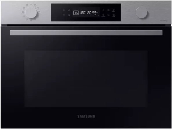 SAMSUNG Series 4 NQ5B4553FBS/U4 Built-in Compact Combination Microwave - Stainless Steel