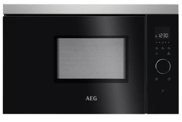 AEG MBB1756SEM Built-in Solo Microwave - Black & Stainless Steel
